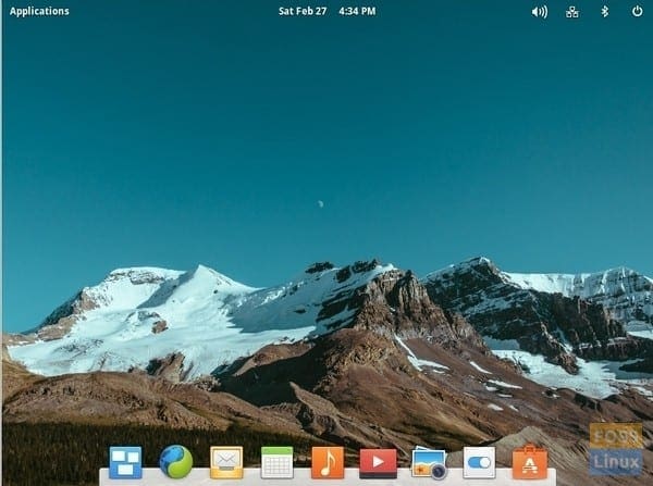 elementary OS desktop