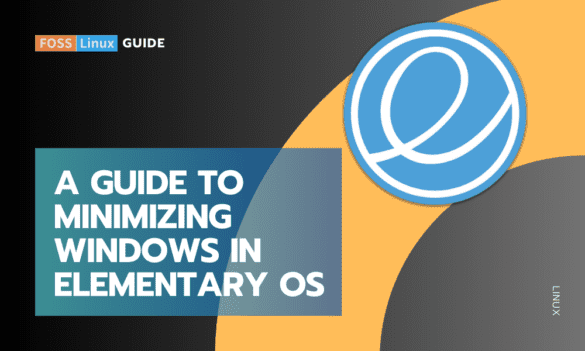 minimize windows elementary os