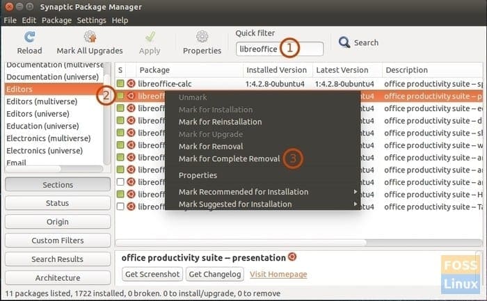 Synaptics Package Manager