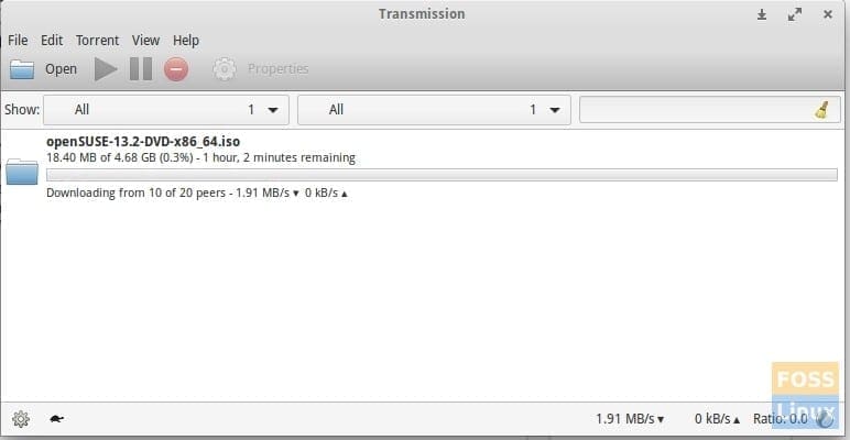 Transmission BitTorrent Client