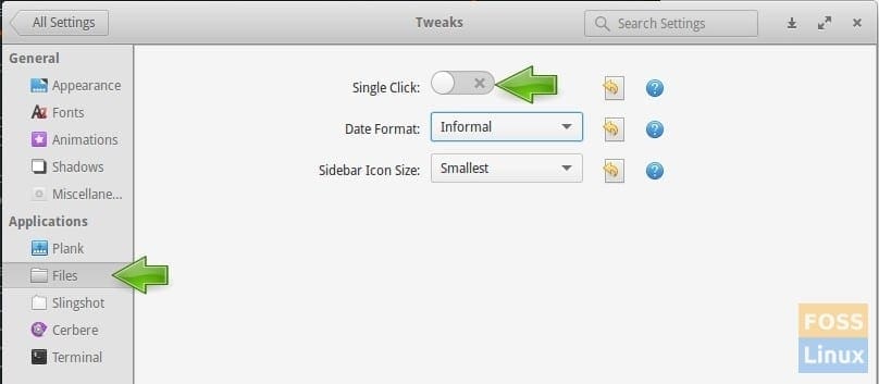 Tweaks - Turn OFF Single-click