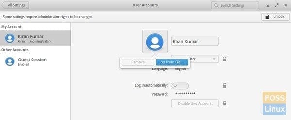 User Accounts