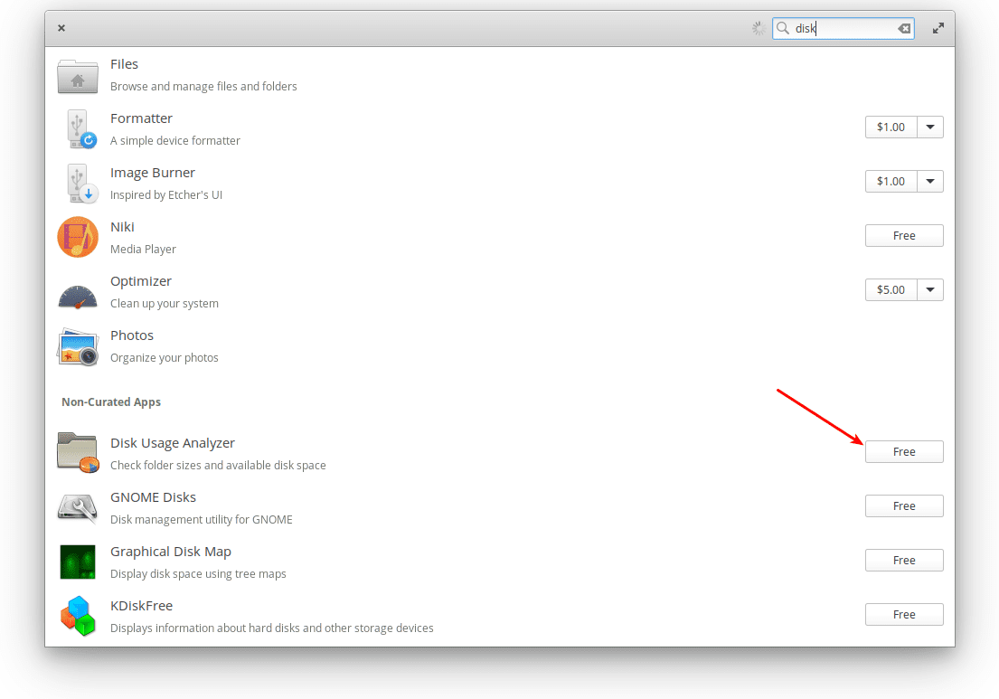 Disk Usage Analyzer