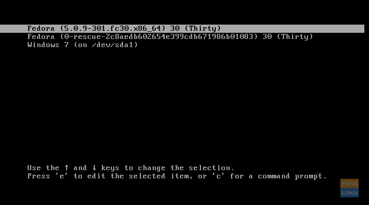 Fedora And Windows Dual Boot Menu