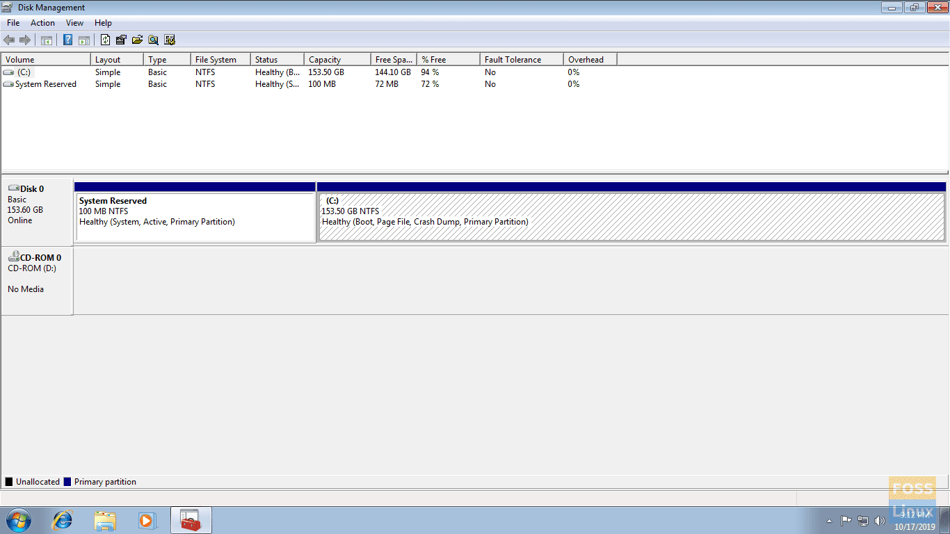 Select Disk To Shrink