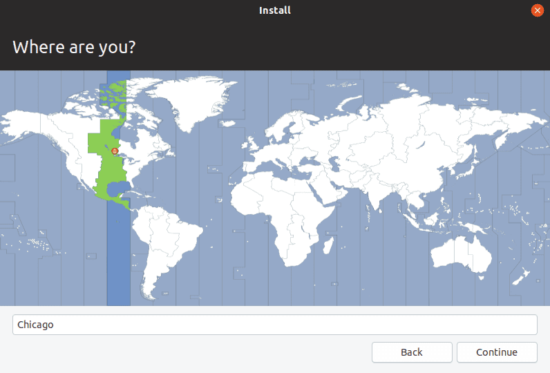 Select your Region