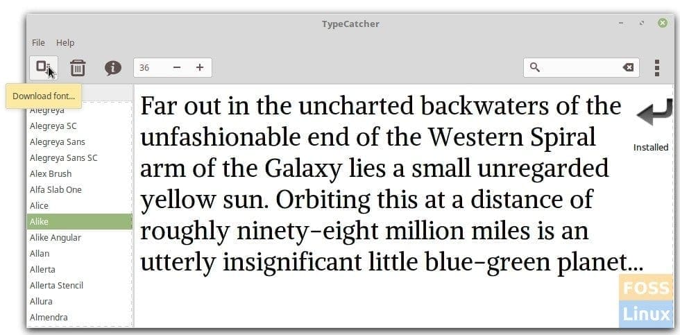 Install Google Fonts - TypeCatcher