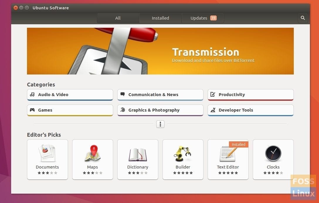 Ubuntu Software Center