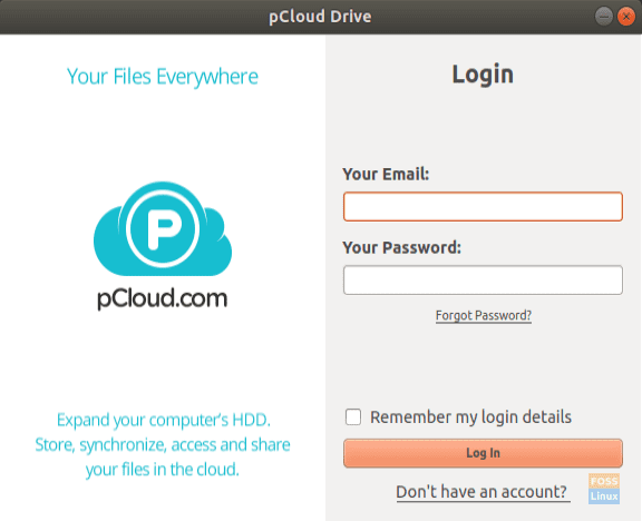 Welcome To Pcloud Application