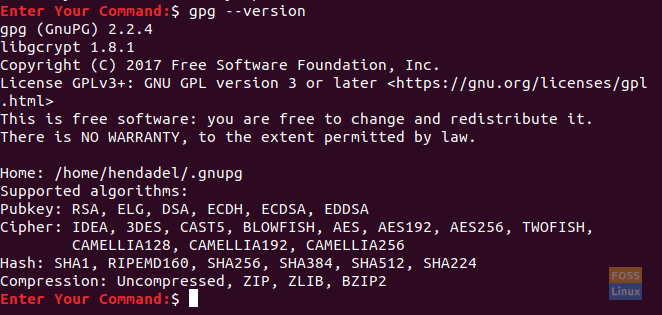 Gpg Version On Ubuntu