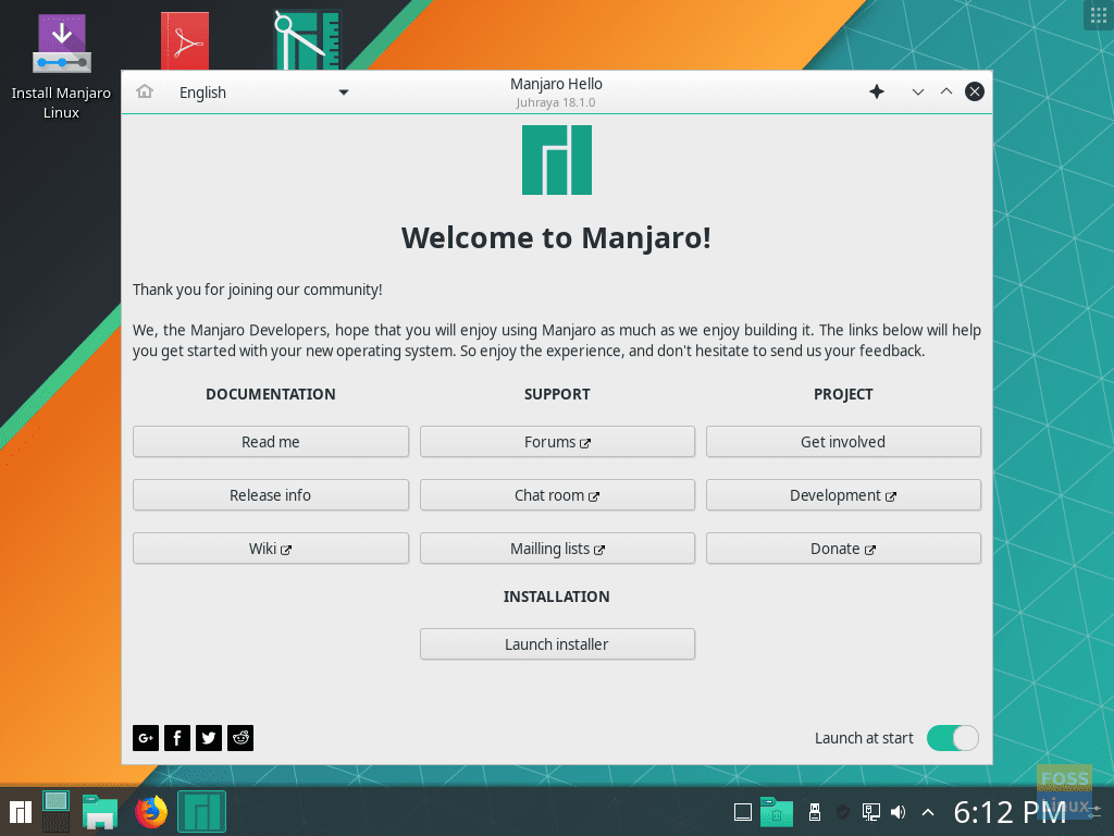 Manjaro Desktop