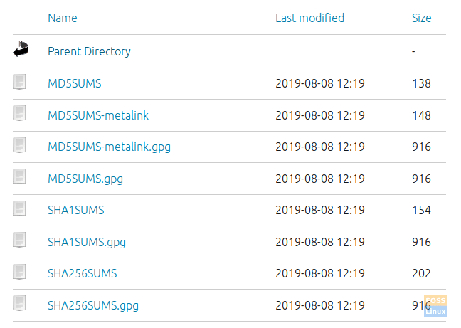 Select Check-sums File