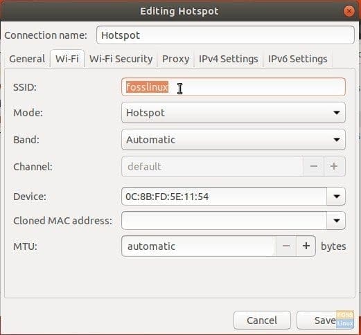 Changing Wi-Fi Hotspot Name, Password, and Other Parameters