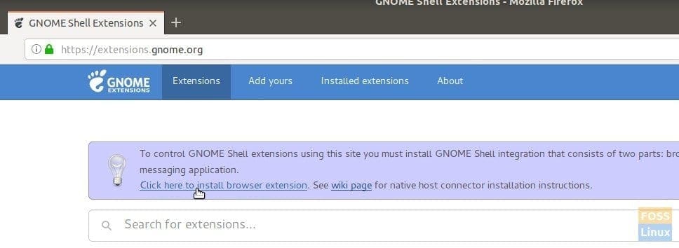 Installing GNOME extensions