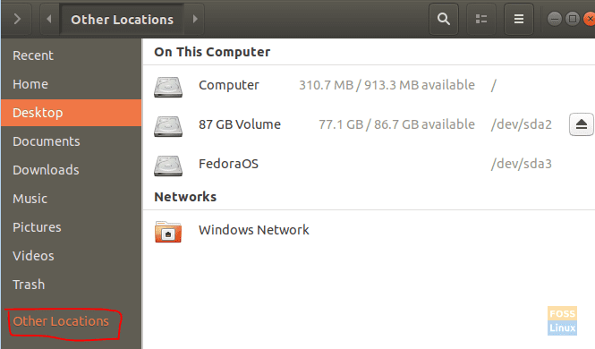 Open Ubuntu File Explorer