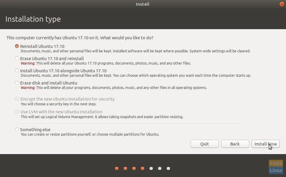 Reinstall Ubuntu