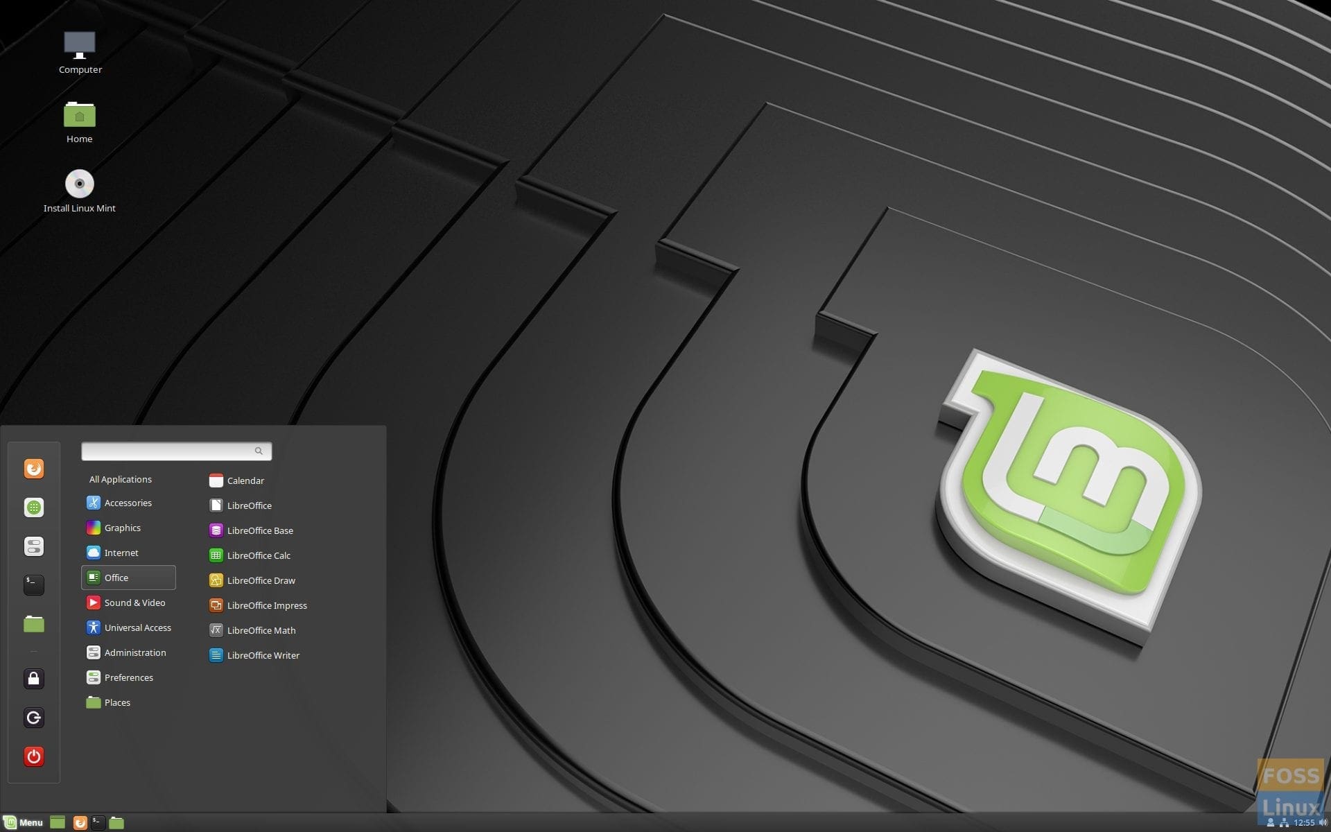 Linux Mint 19 Cinnamon Desktop