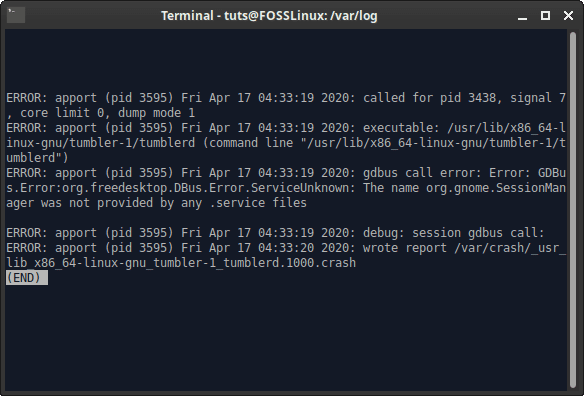 apport.log file