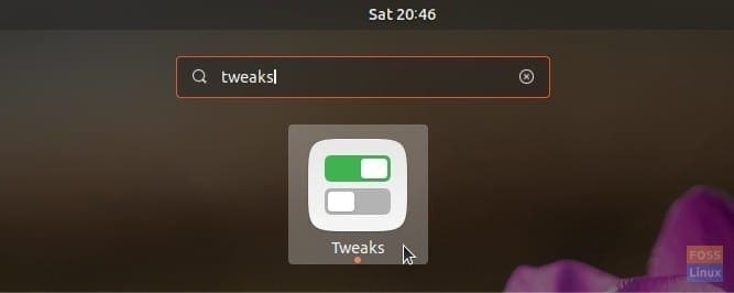 Launch Tweaks in Ubuntu 18.04