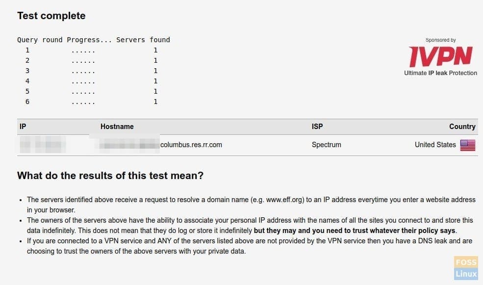 Test Results