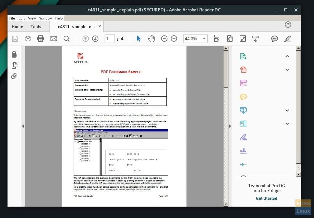 Adobe Reader DC in Manjaro GNOME