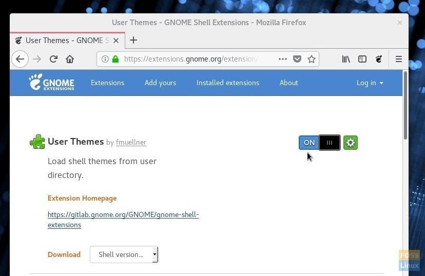 Enabling User Themes