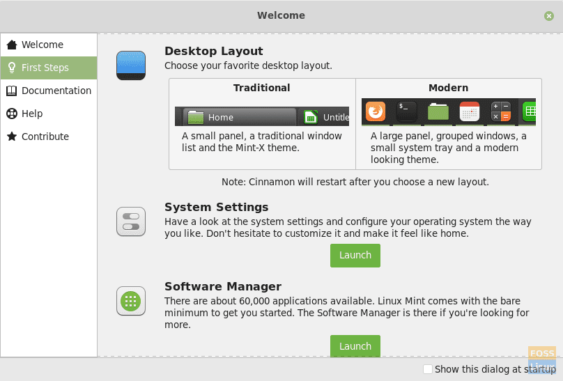 New Desktop Layout in Linux Mint 19.1 Tessa