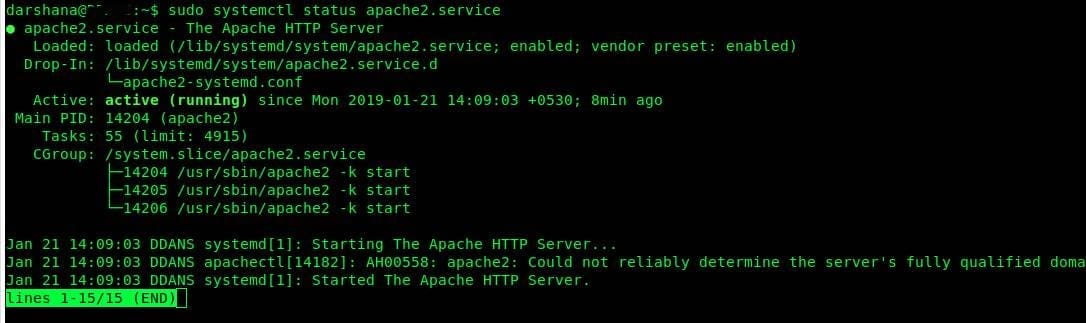 Apache-Status-Check