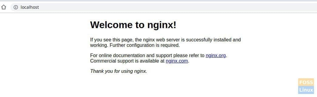 Test nginx Installation