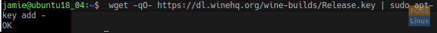 install wine 4.0 add wine HQ key