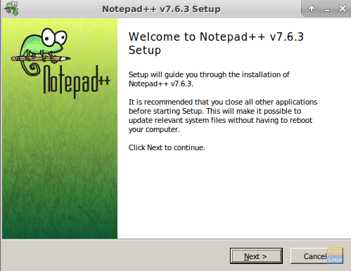 Notepad++ setup in Linux