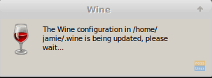 wine configuration setup