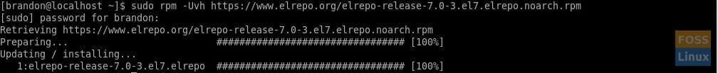 Installing ElRepo