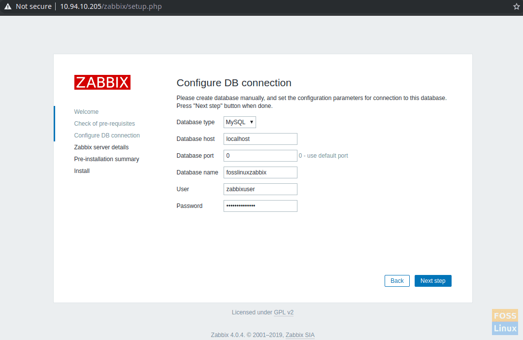 Configure DB Connection