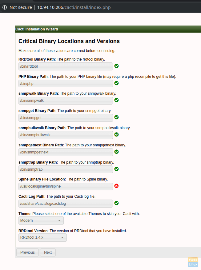 Critical Binary Locations and Versions