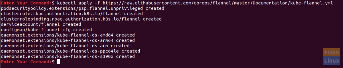 Deploy Pod Network