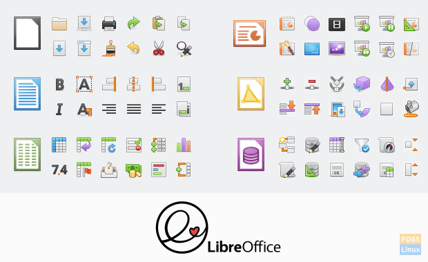LibreOffice v6.1 Icons