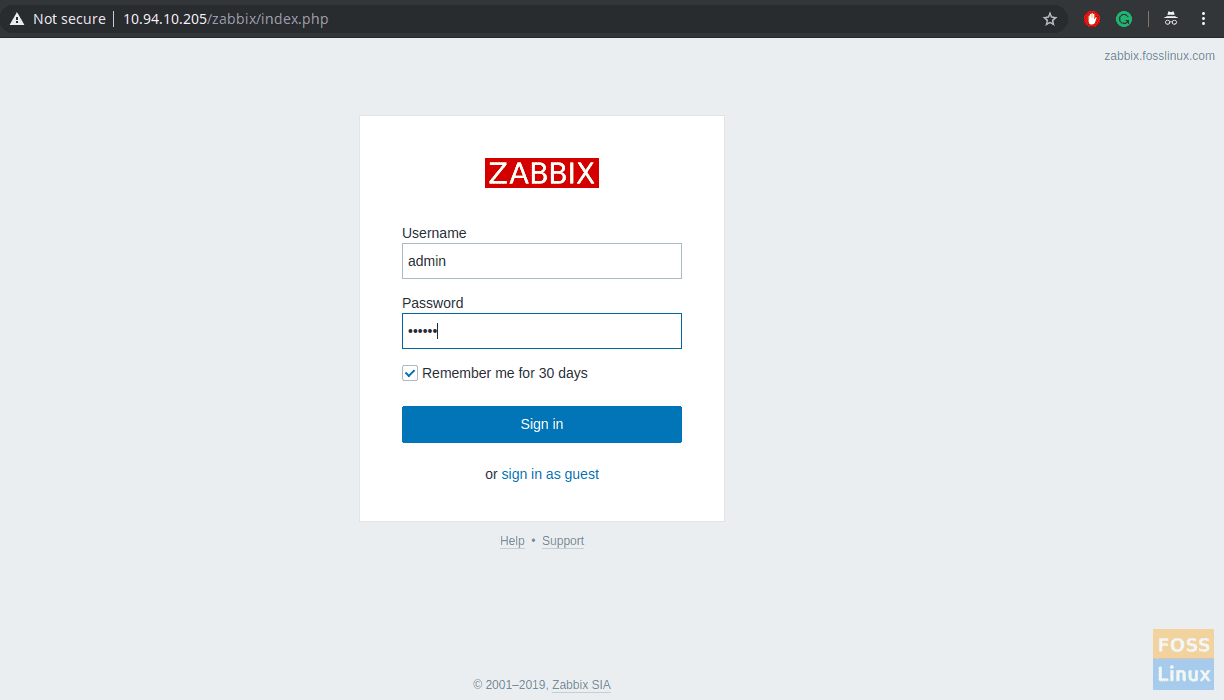 Login Page