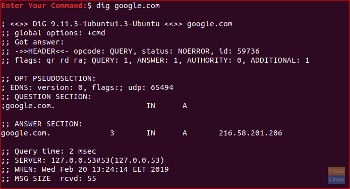 Test Query Time for Google (2nd Time)