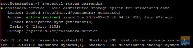 systemctl status cassandra