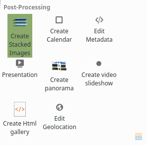 digiKam post-processing tools