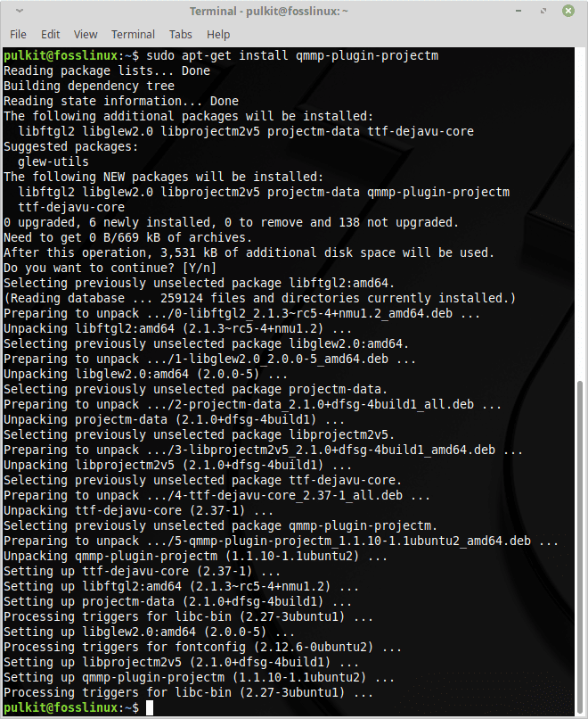 QMMP Plugins Install