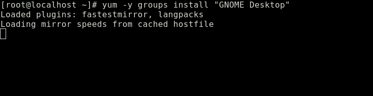 GNOME Packages installation