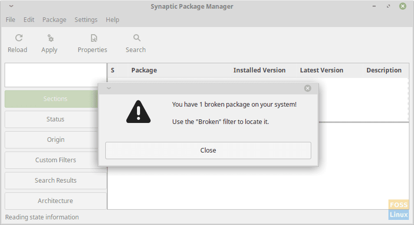 Fix broken packages