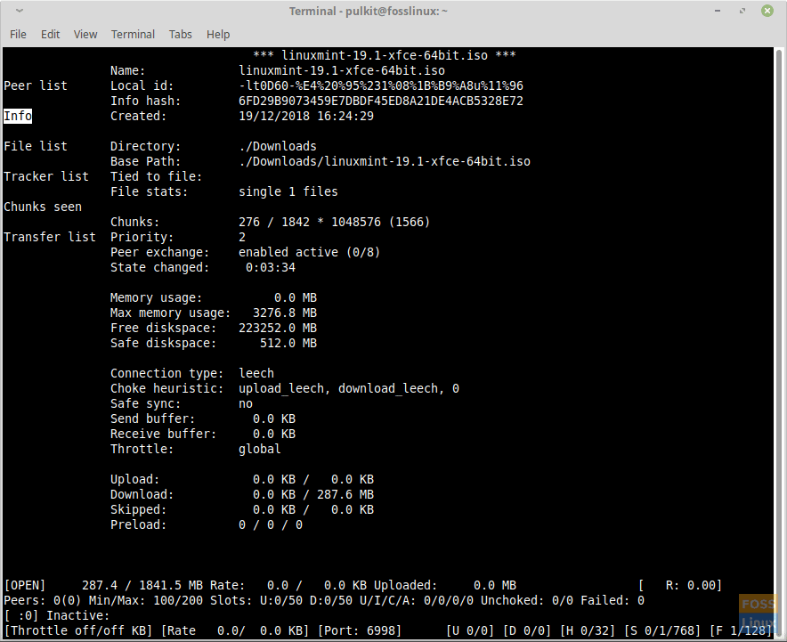 Torrent details