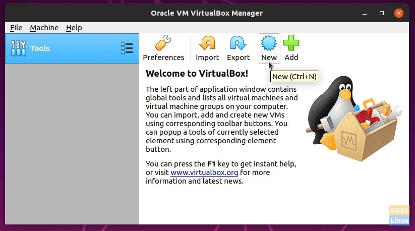 Create New Virtual Machine