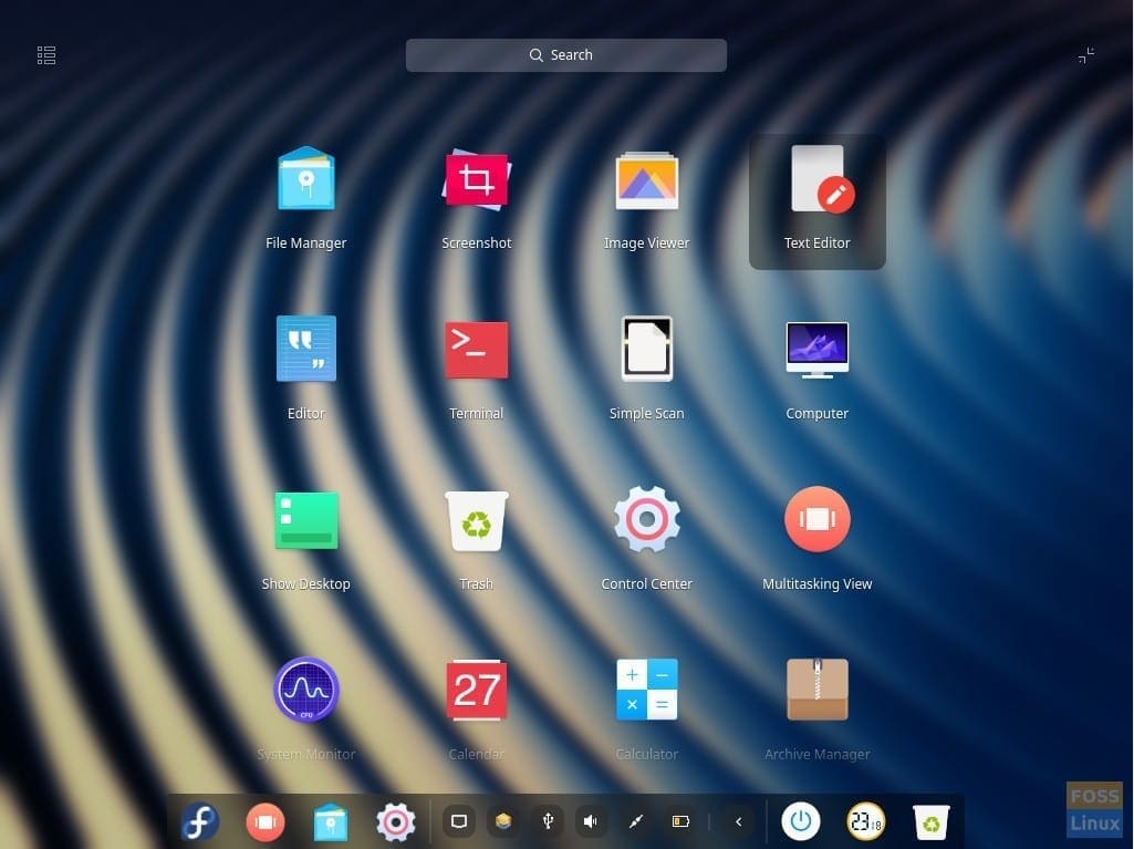 Deepin Desktop installed on Fedora 30