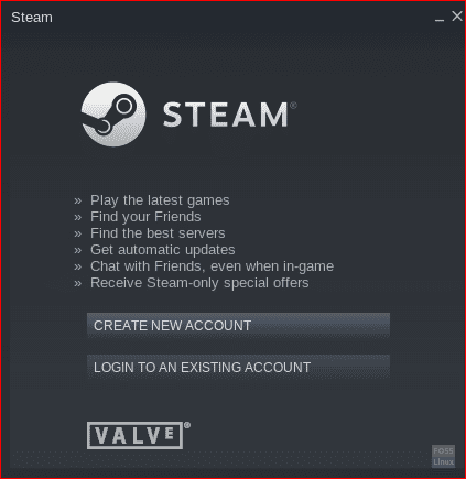 Steam Application Started