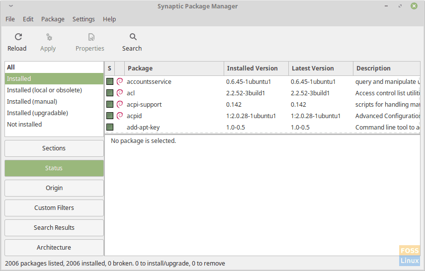 Synaptic Package Manager