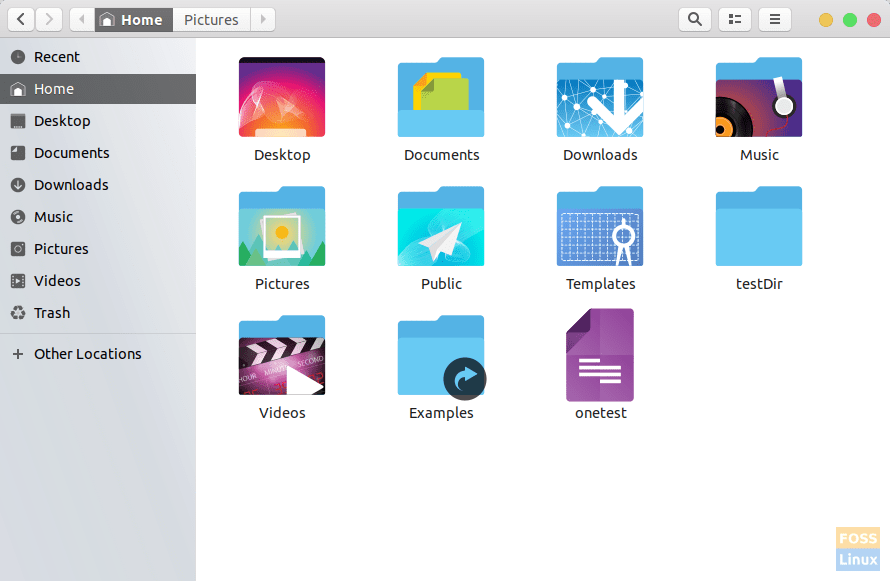 File manager look